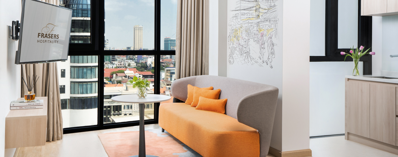 One Bedroom Executive Apartment in Phnom Penh Capri By Fraser, Phnom Penh