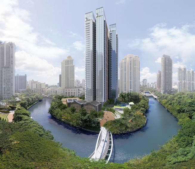 Rivière, Frasers Property’s luxury residential development located along the iconic Singapore River.