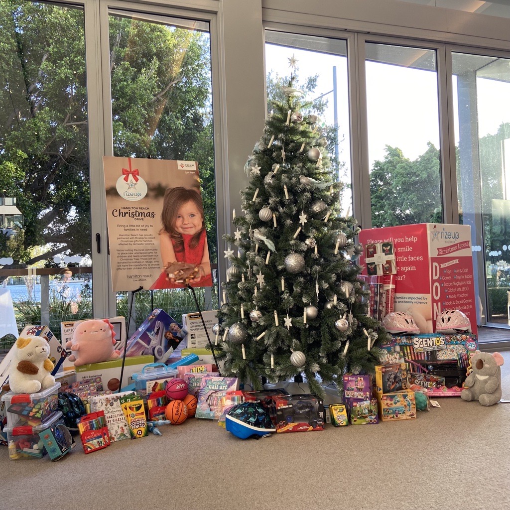 Christmas charity drive in Australia.