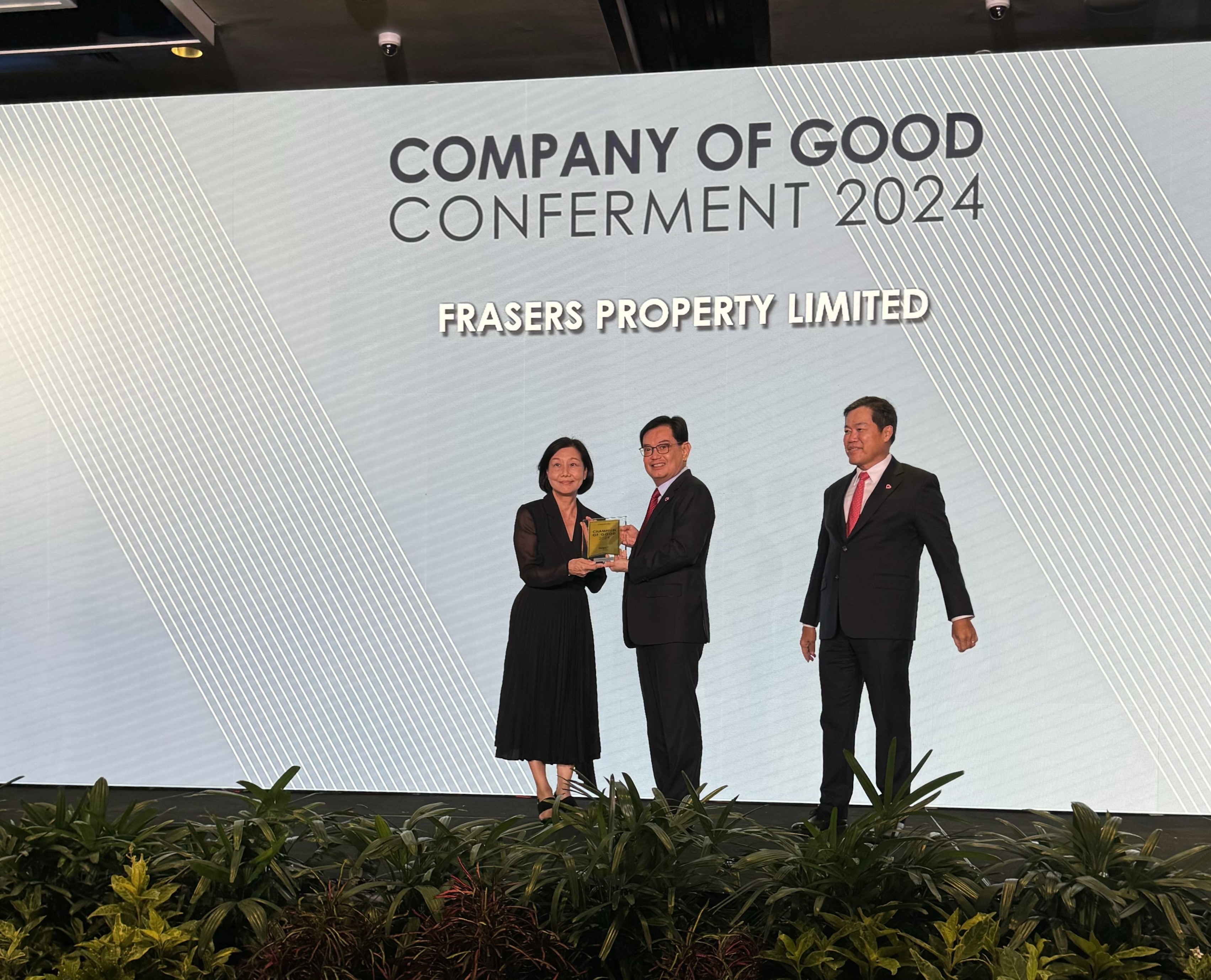 Frasers Property conferred Champion of Good for its outstanding commitment to corporate purpose and social impact