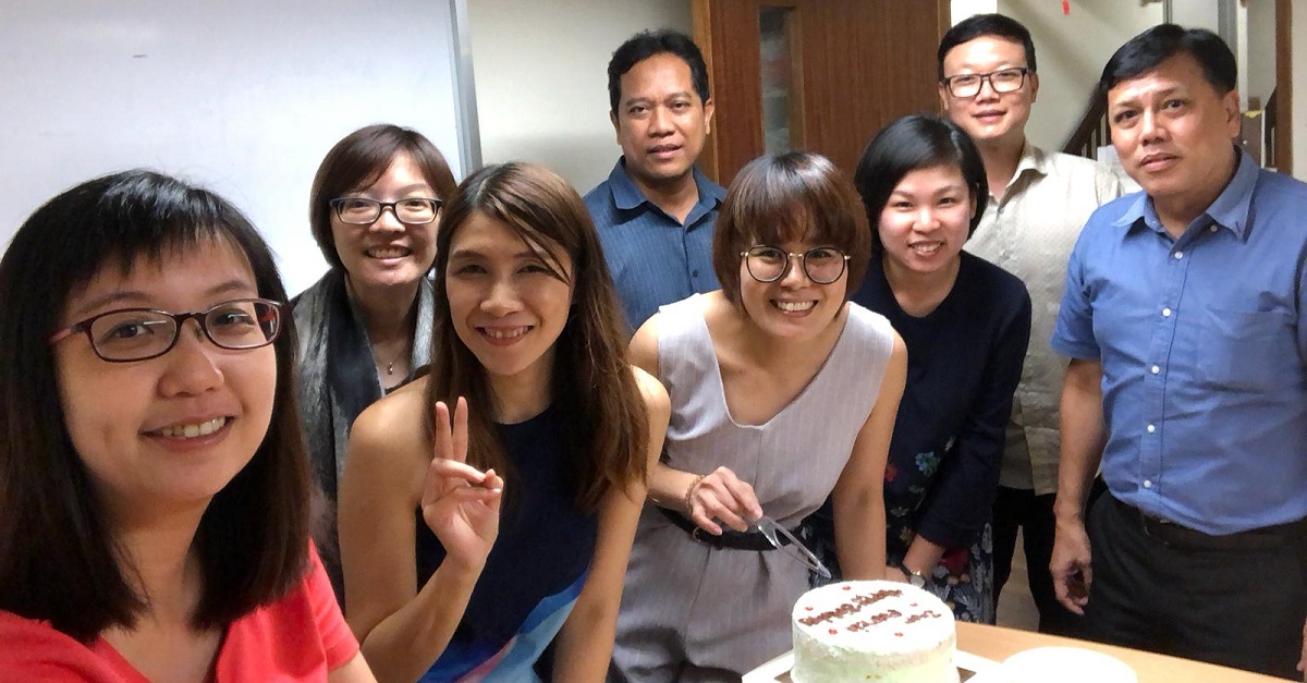 There is no such thing as working in silos. Daniel and his team often bond over team lunches and after work activities.