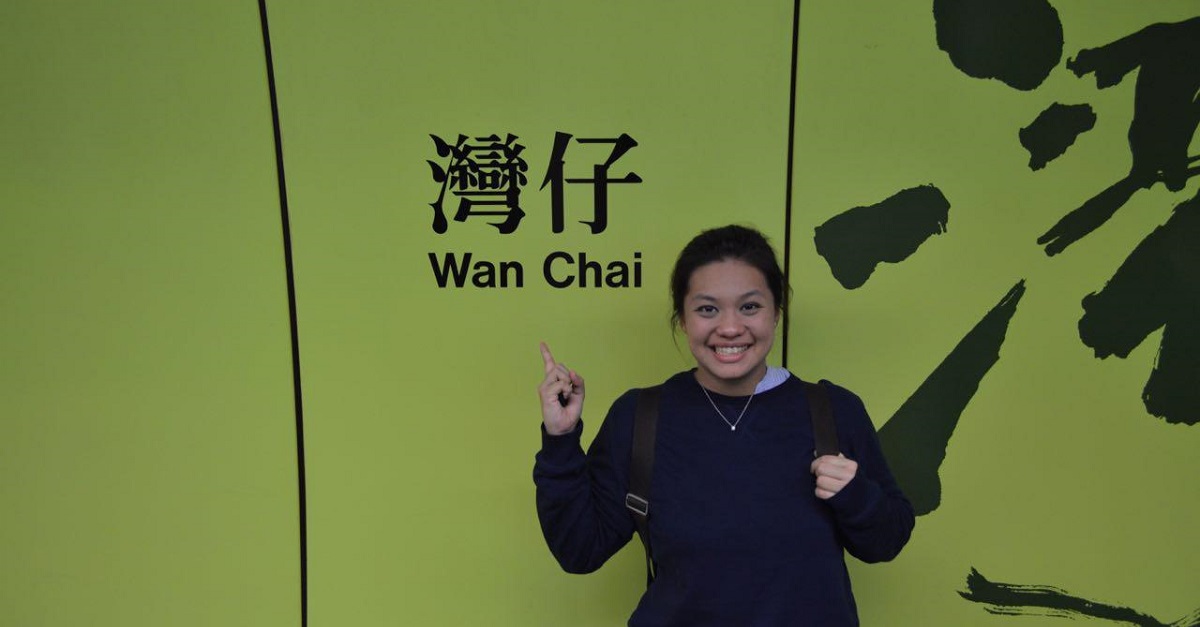 Denise in Hong Kong for a Water Polo competition