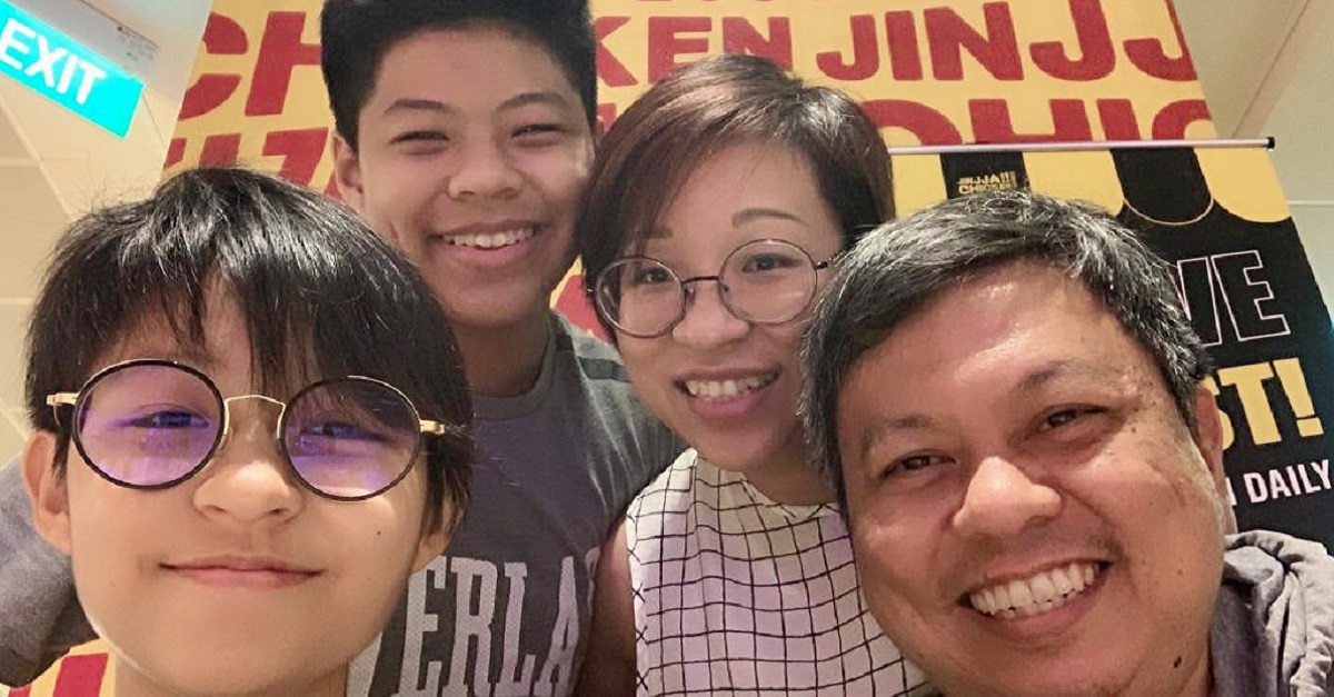 June Tan (JT), Assistant General Manager, Changi City Point has two teenage children – a 16-year-old daughter and a 13-year-old son.