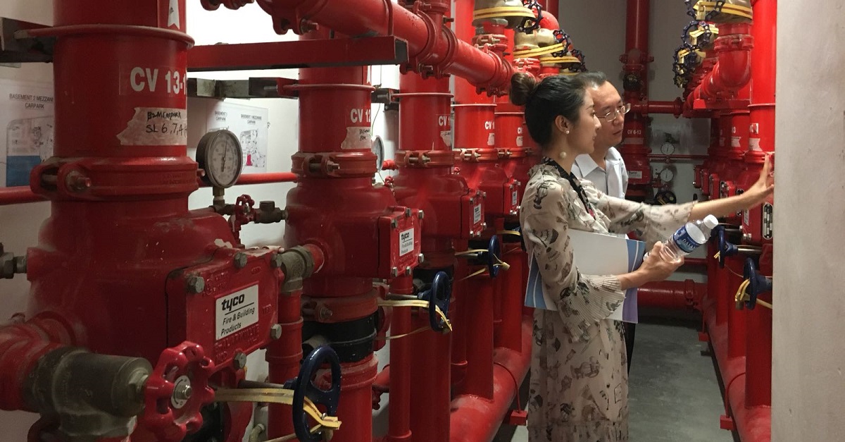 Liu Sha learnt valuable aspects of operations at Waterway Point