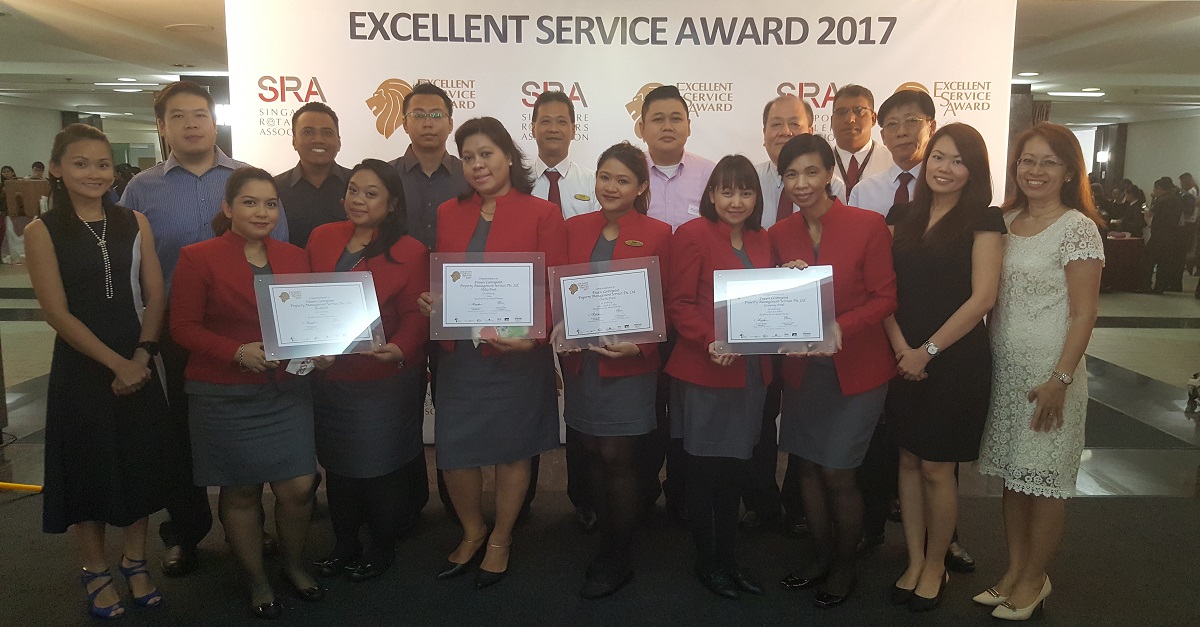 Sumi’ati was one of the 19 winners of the SRA Service Excellence Awards 2017 representing Frasers Property Singapore