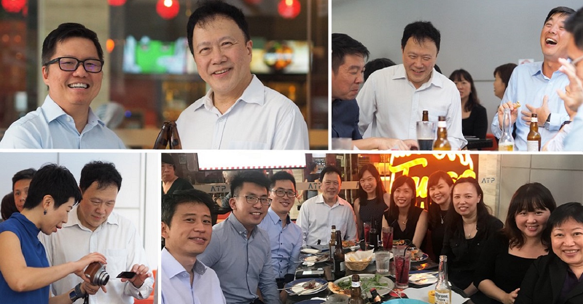 Pictures taken at Dr Chew’s farewell party on 27 June.