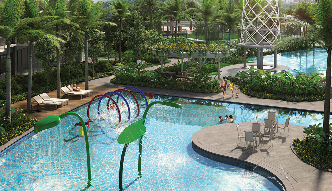  Special areas like the Kids Bubble Spa or Play Spa are designed exclusively for children only. (Artist Impression)