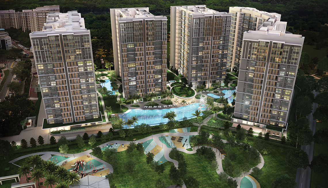  Expansive grounds and a multitude of play facilities at Parc Life. (Artist Impression)