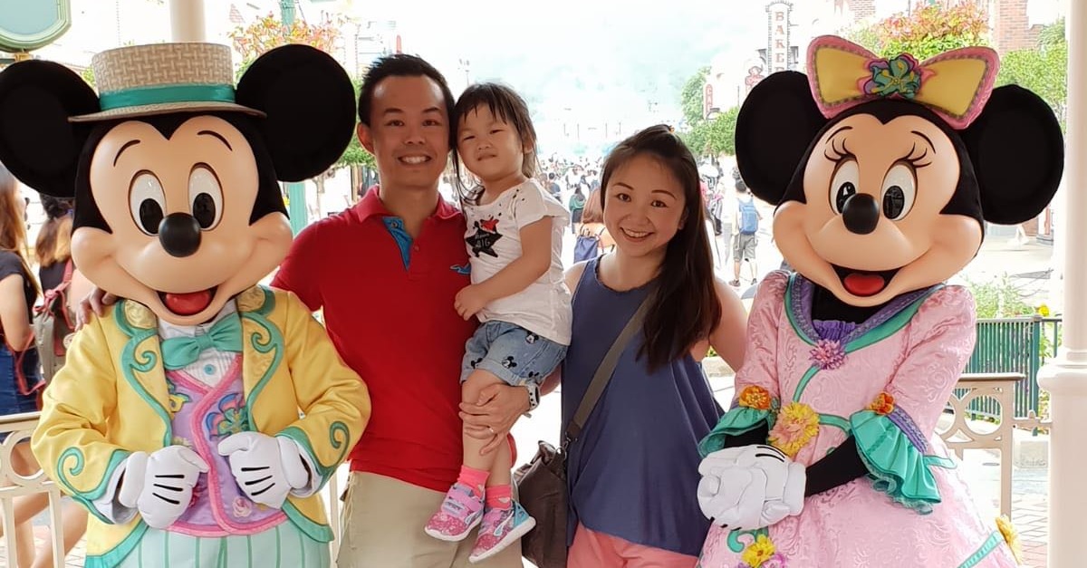 A family adventure at Hong Kong Disneyland