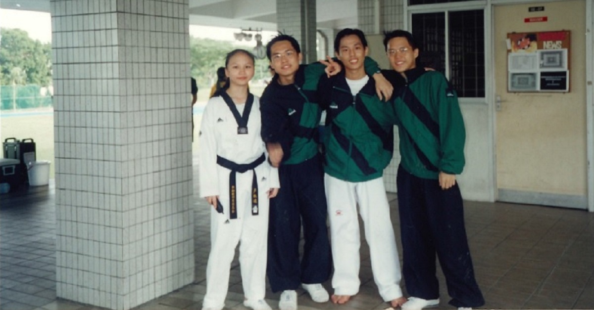 Karen and her Taekwondo buddies