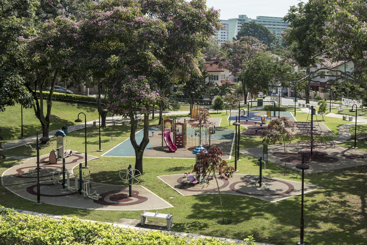 Lucky Gardens Playground.