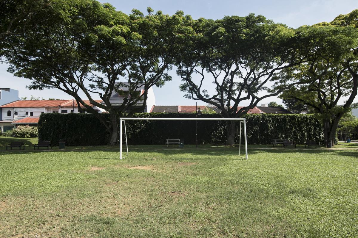 The Opera Estate Interim Football Field.