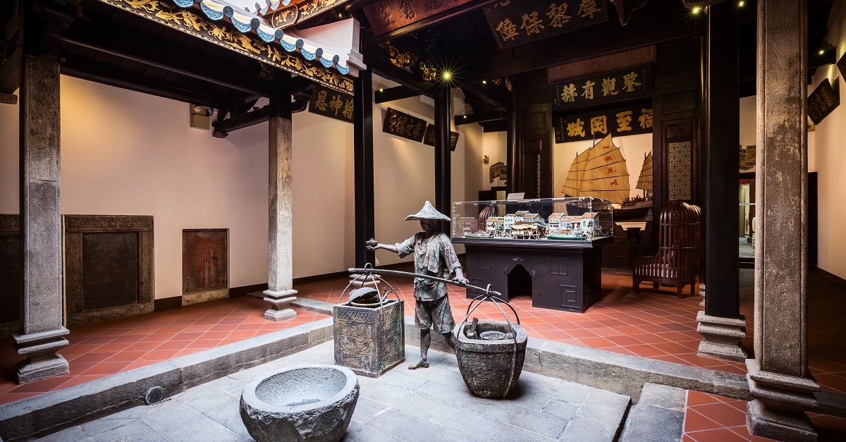 The interior of Fuk Tak Chi Museum, Singapore’s first street museum, located at Far East Square. The museum is one of the most popular tourist sites within the China Place precinct