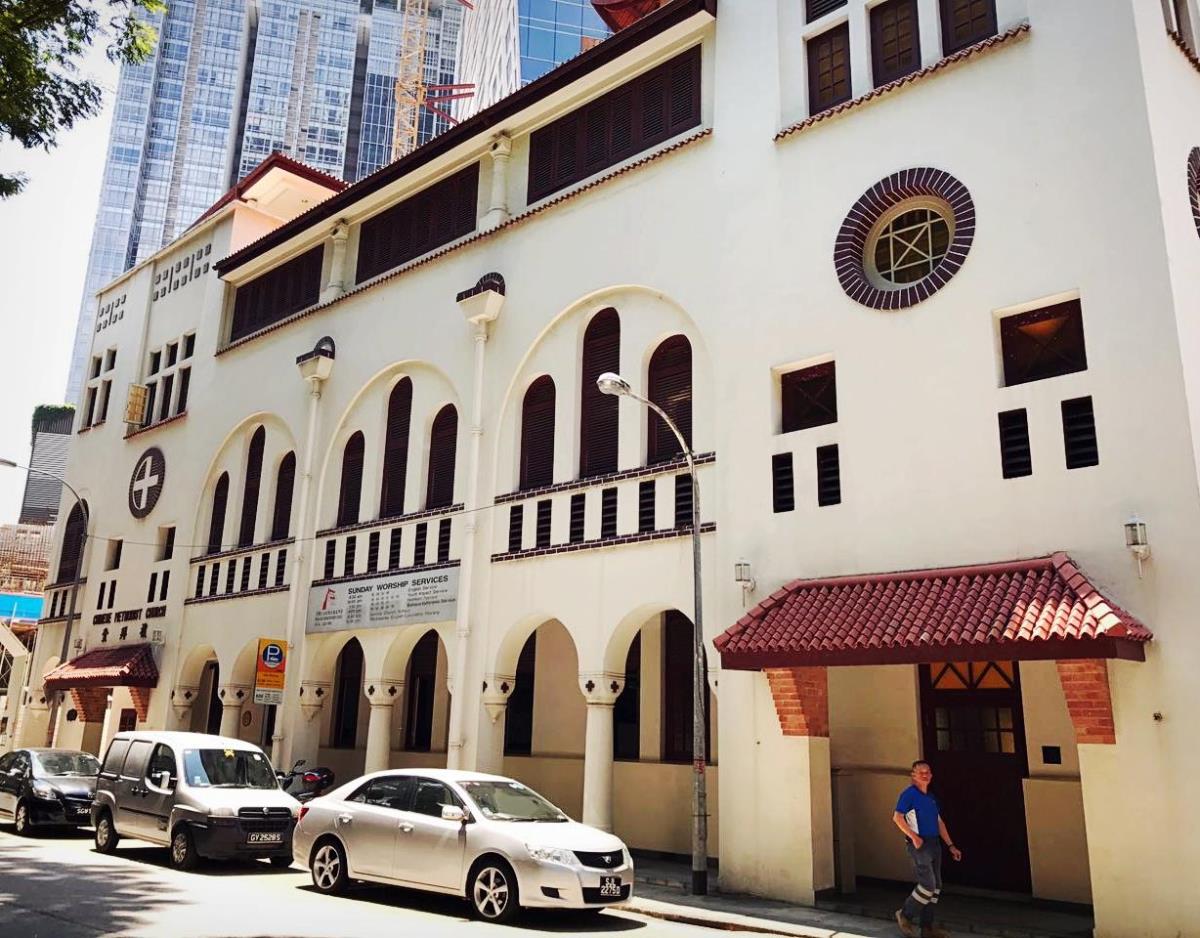 Founded in 1889, the Telok Ayer Chinese Methodist Church made Telok Ayer its home in 1913.