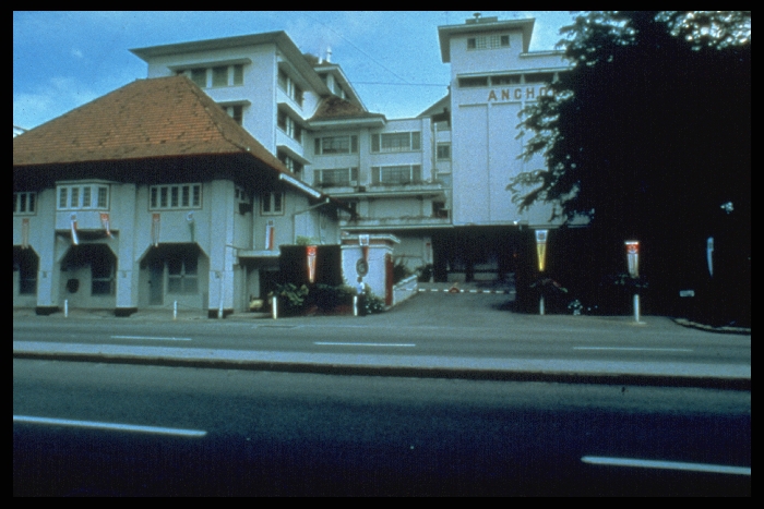 The complex, which comprised the main factory, brew master house, canning line and a warehouse, could produce 450,000 gallons of beer a year. Fraser and Neave, Limited Collection, courtesy of National Archives of Singapore