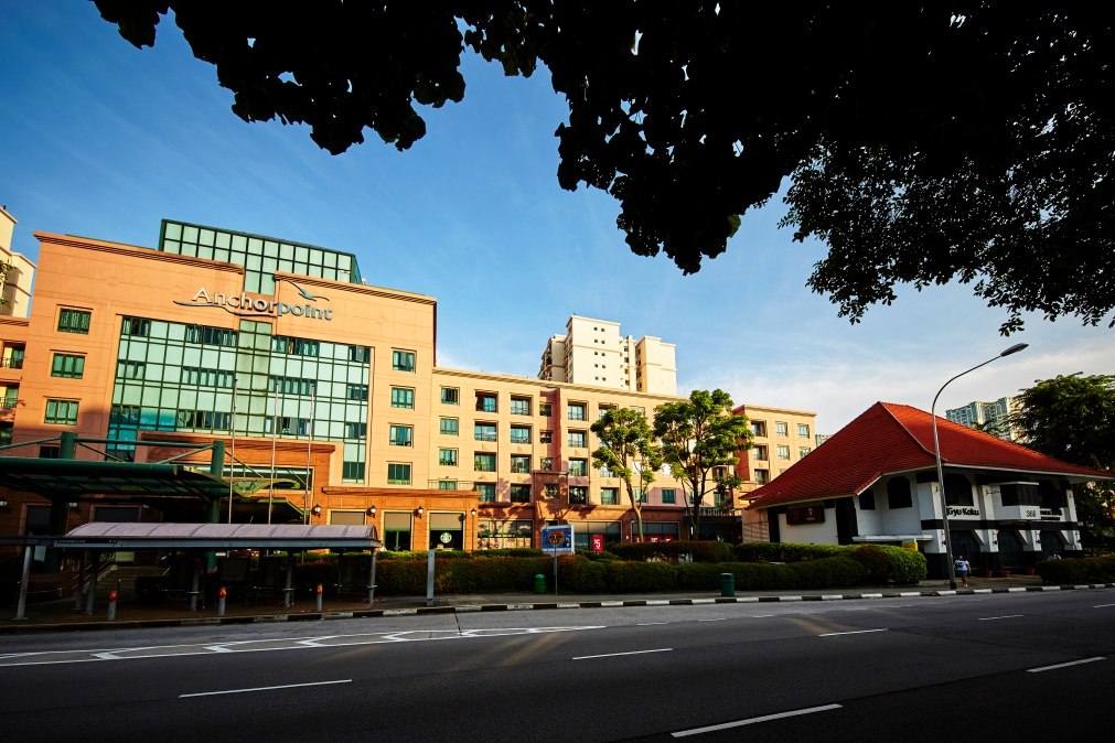 Do you know the history behind the iconic red pyramid roof on one of Anchorpoint’s buildings?