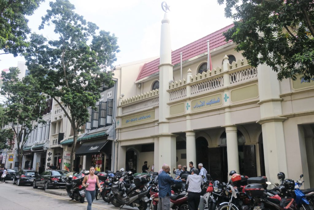 Exterior of Al-Abrar Mosque.