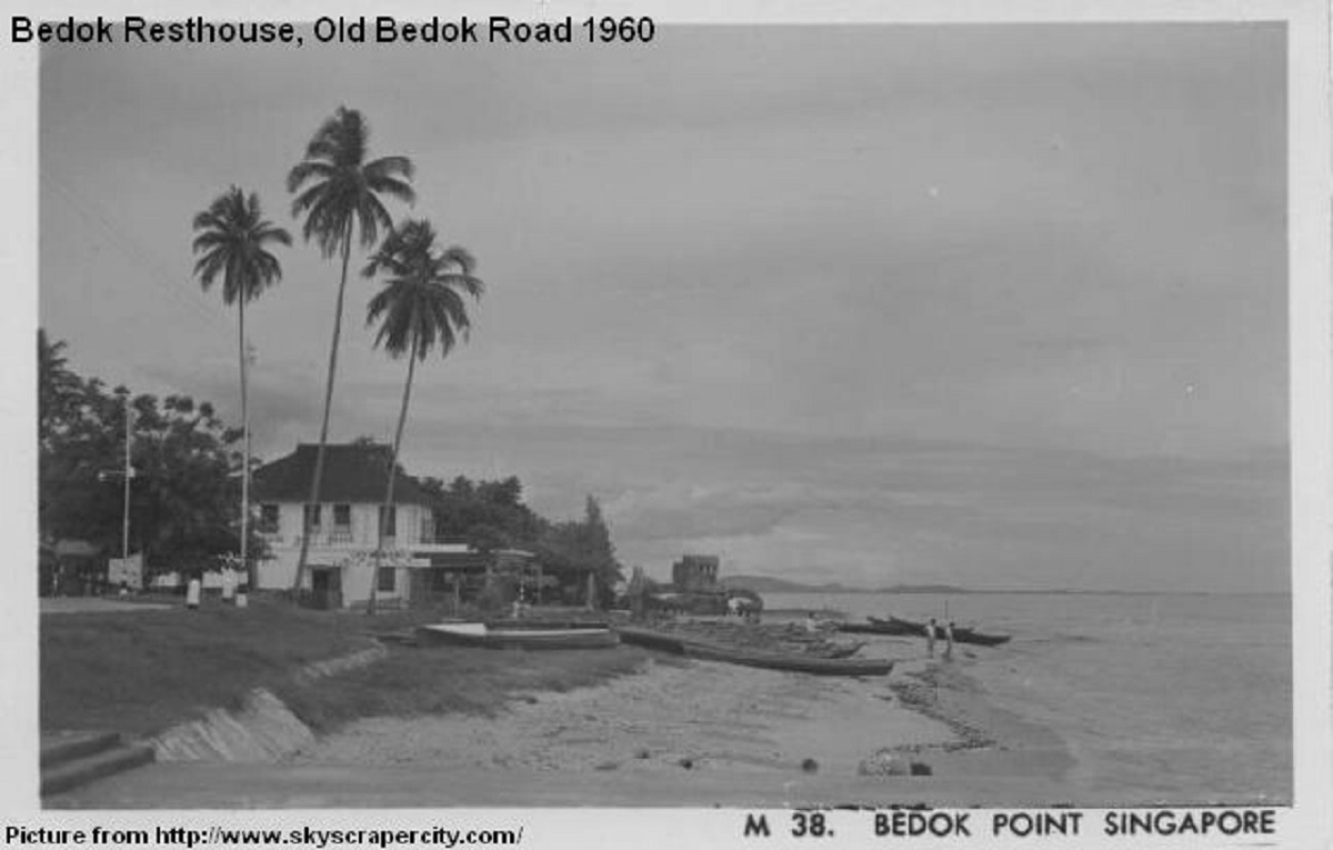 Long Beach Seafood operated at Bedok Resthouse from as early as 1946, and was a popular venue for wedding dinners in the fifties and sixties. It was a simple two-storey colonial building that stood until the 1990s, witnessing the dramatic changes of the landscape around it. (Image Source:https://remembersingapore.files.wordpress.com/2012/02/mansions-and-villas-of-the-past-bedok-resthouse.jpg?w=640&h=408) 
