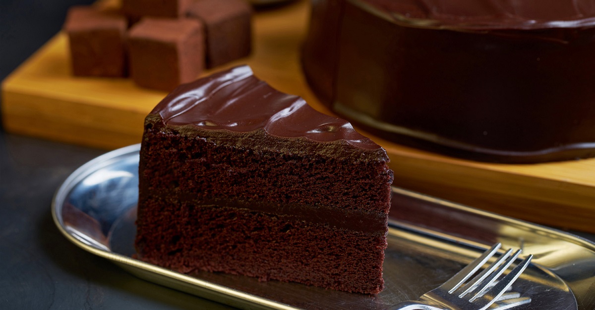 The highly-raved about chocolate cake