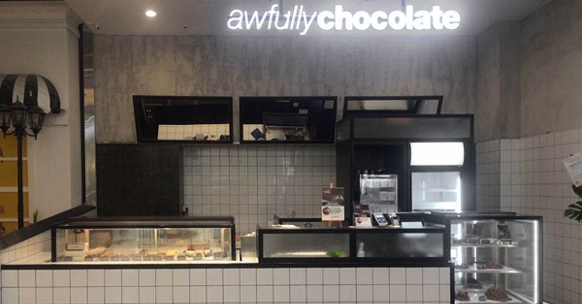 Awfully Chocolate’s outlet at Changi City Point
