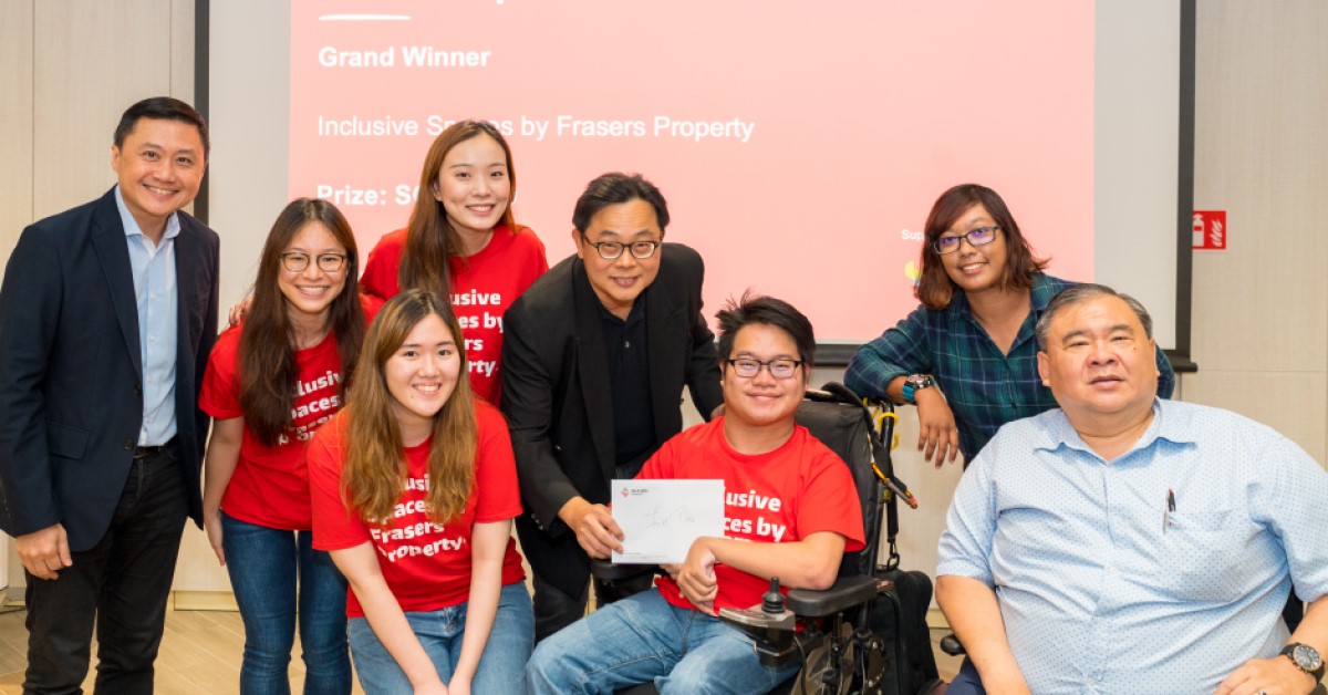 Winning team for Inclusive Spaces 2019