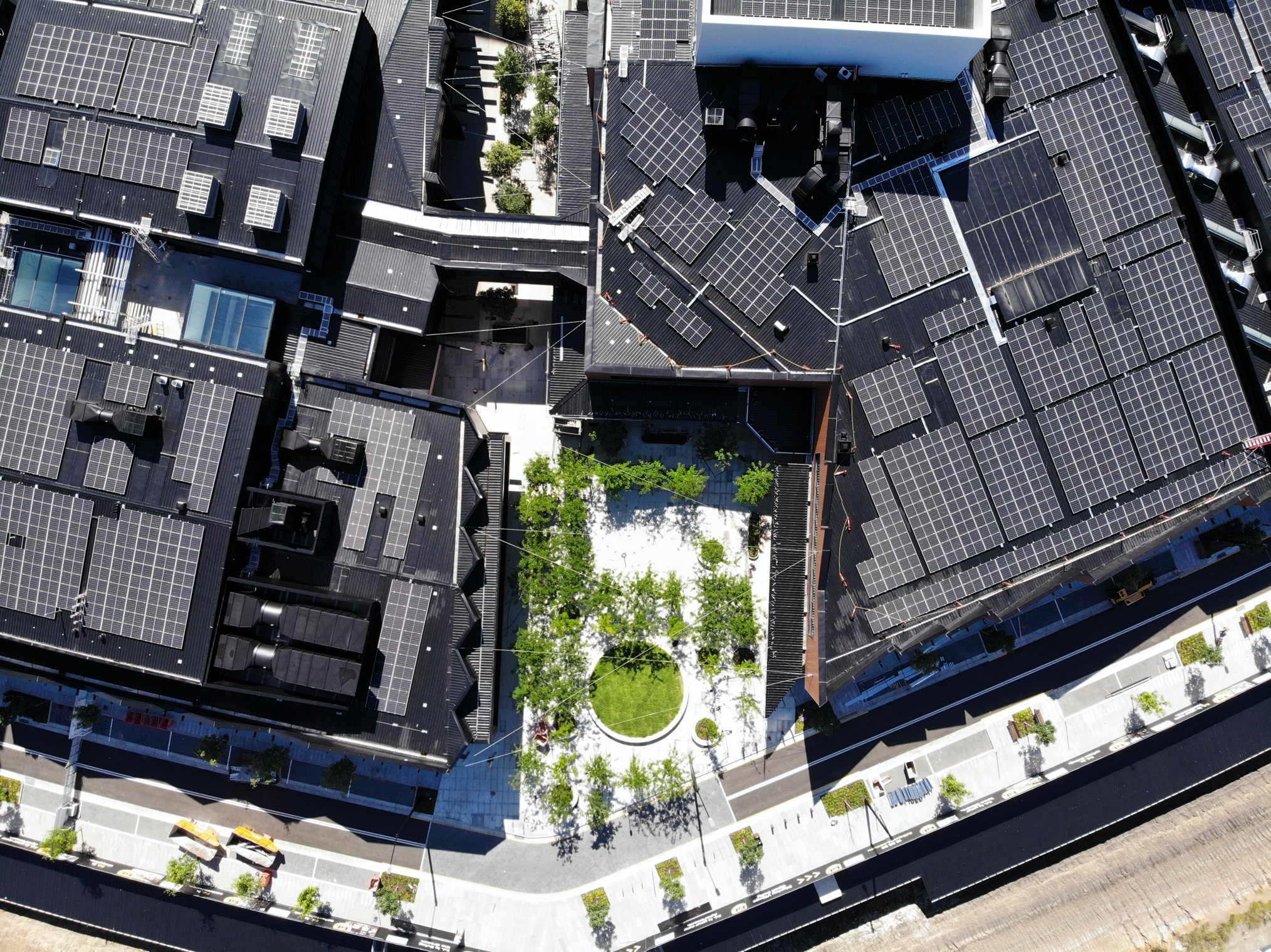 Carbon neutral energy powers Frasers Property Australia’s Ed.Square Town Centre (NSW, Australia).