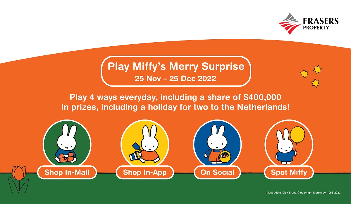 Merry rewards when you shop, eat, and play at the Malls of Frasers Property this festive season!