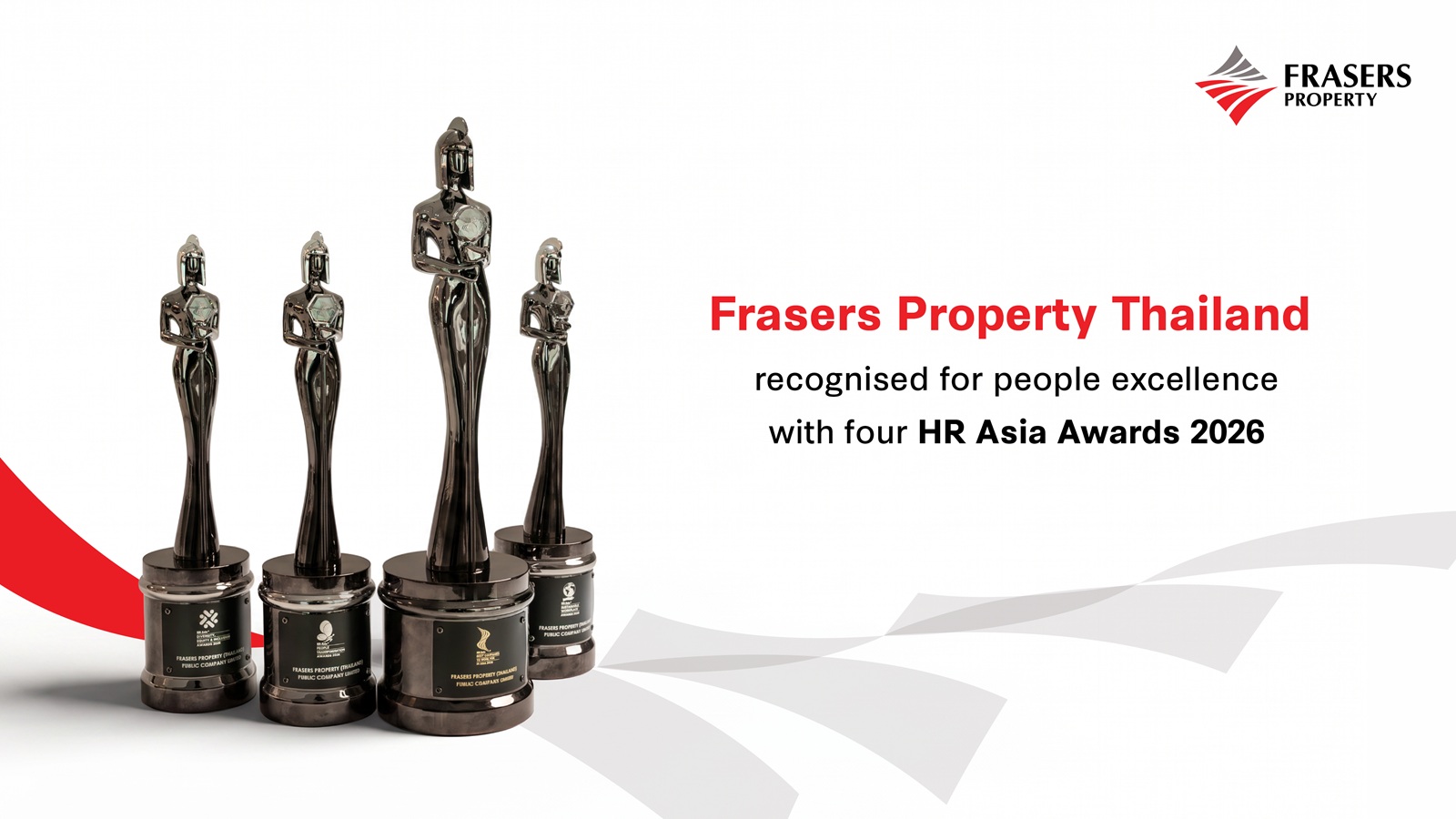 Frasers Property Thailand recognised for people excellence with four HR Asia Awards 2026