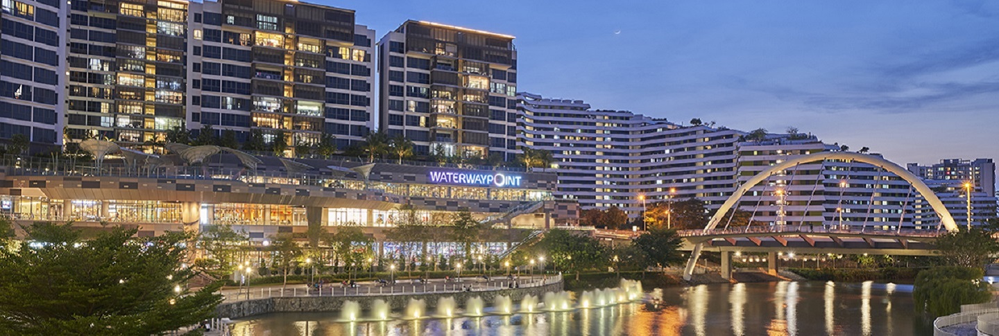 Waterway Point, located in the fast-growing Punggol residential estate