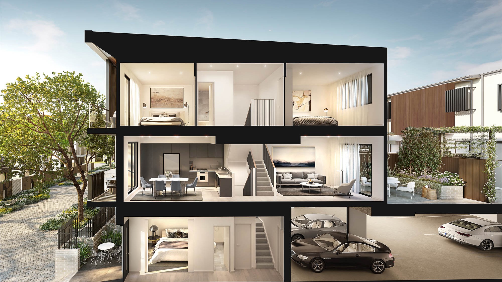 New light-filled townhomes offer luxury and space (Image)