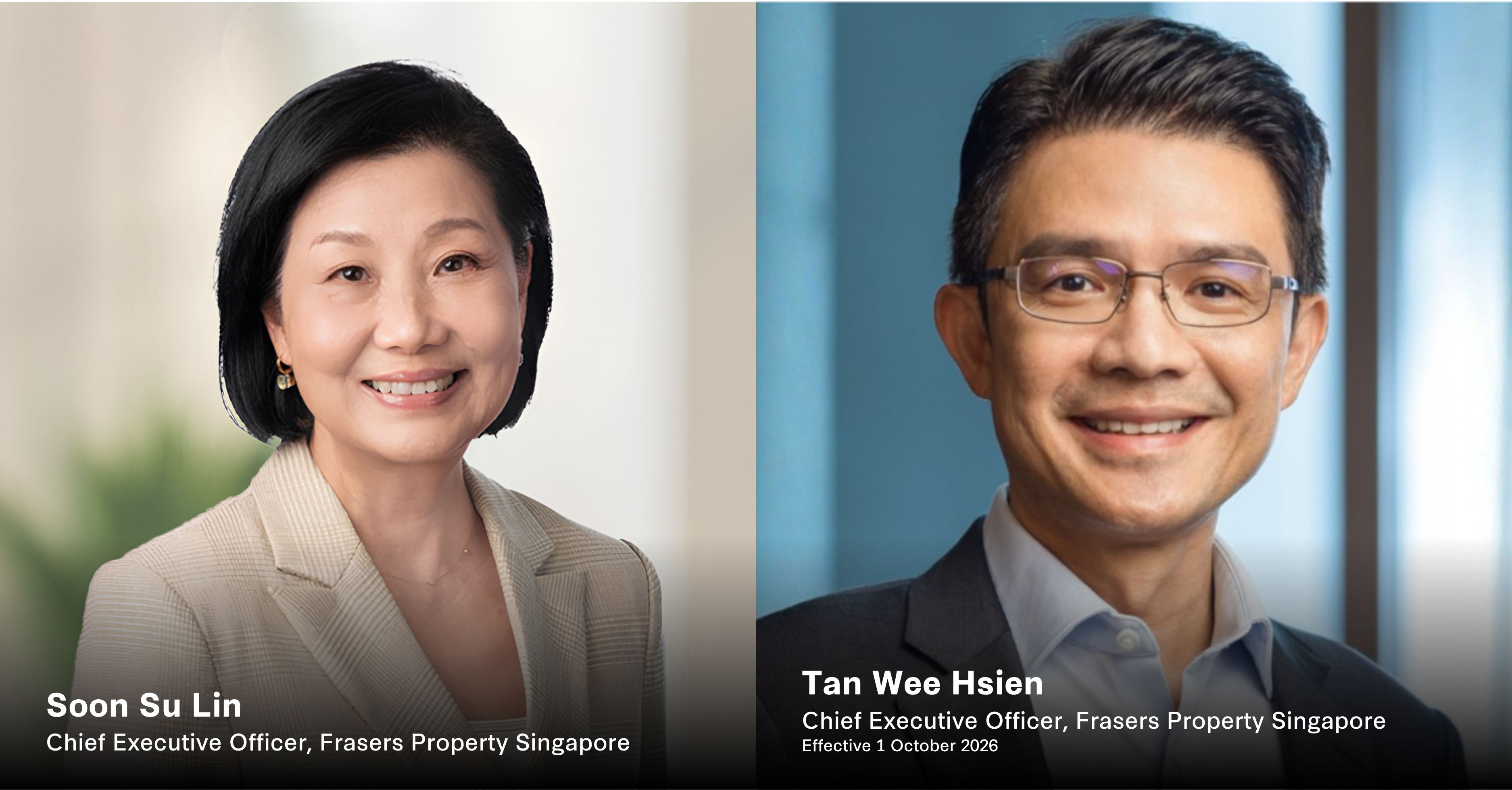 Frasers Property appoints Tan Wee Hsien as Chief Executive Officer, Singapore