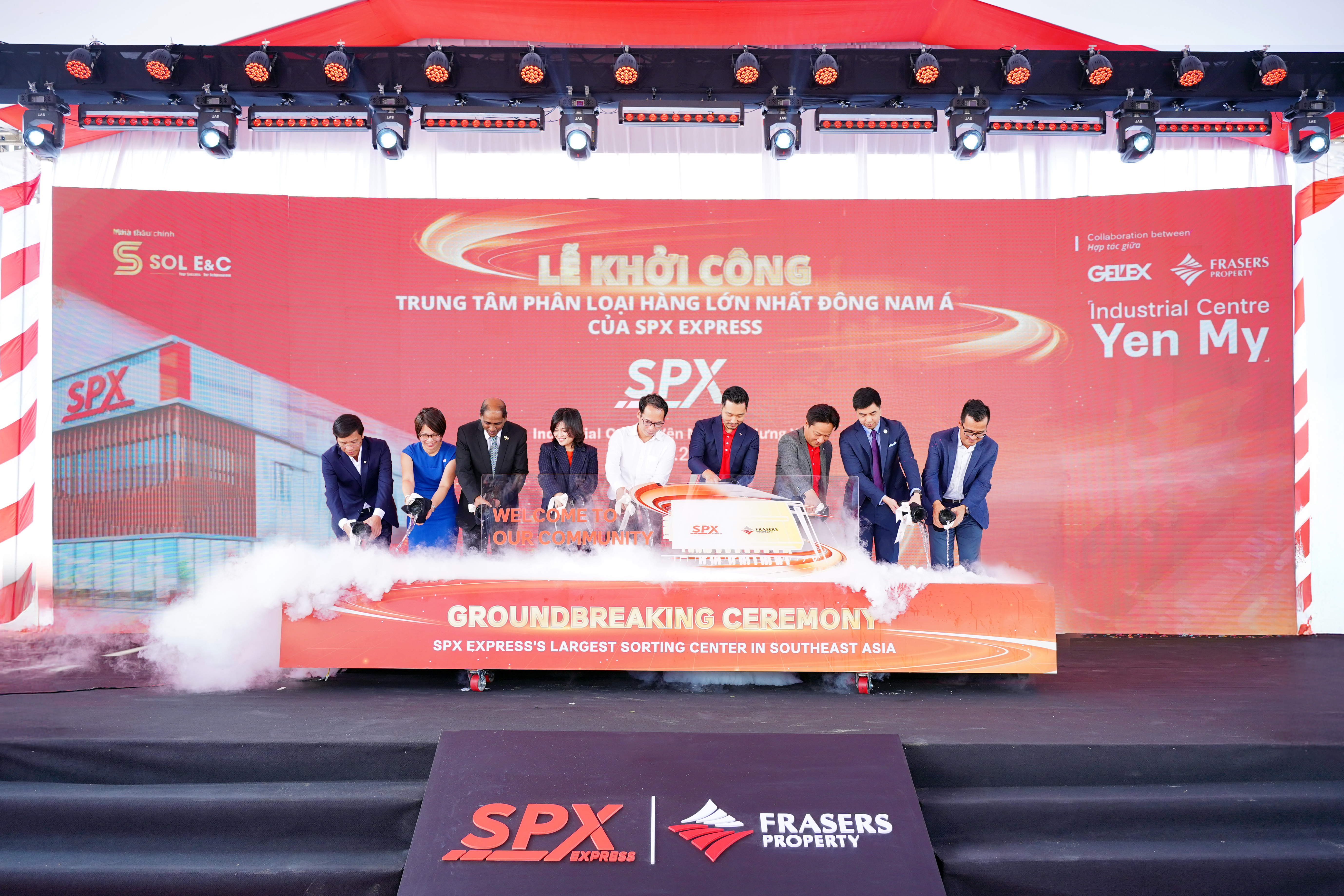Frasers Property Vietnam breaks ground on SPX Express’s largest sorting centre in Southeast Asia