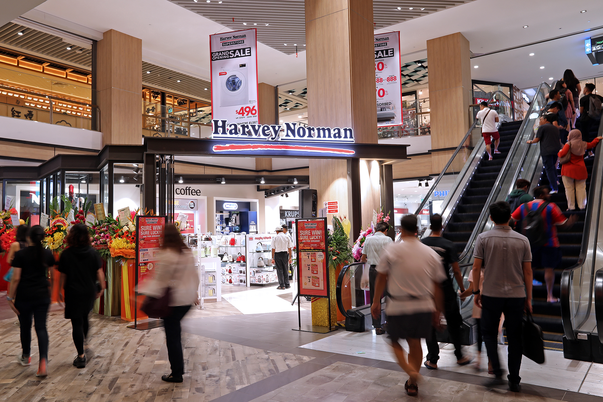  Harvey Norman’s new duplex spans 34,000 square feet