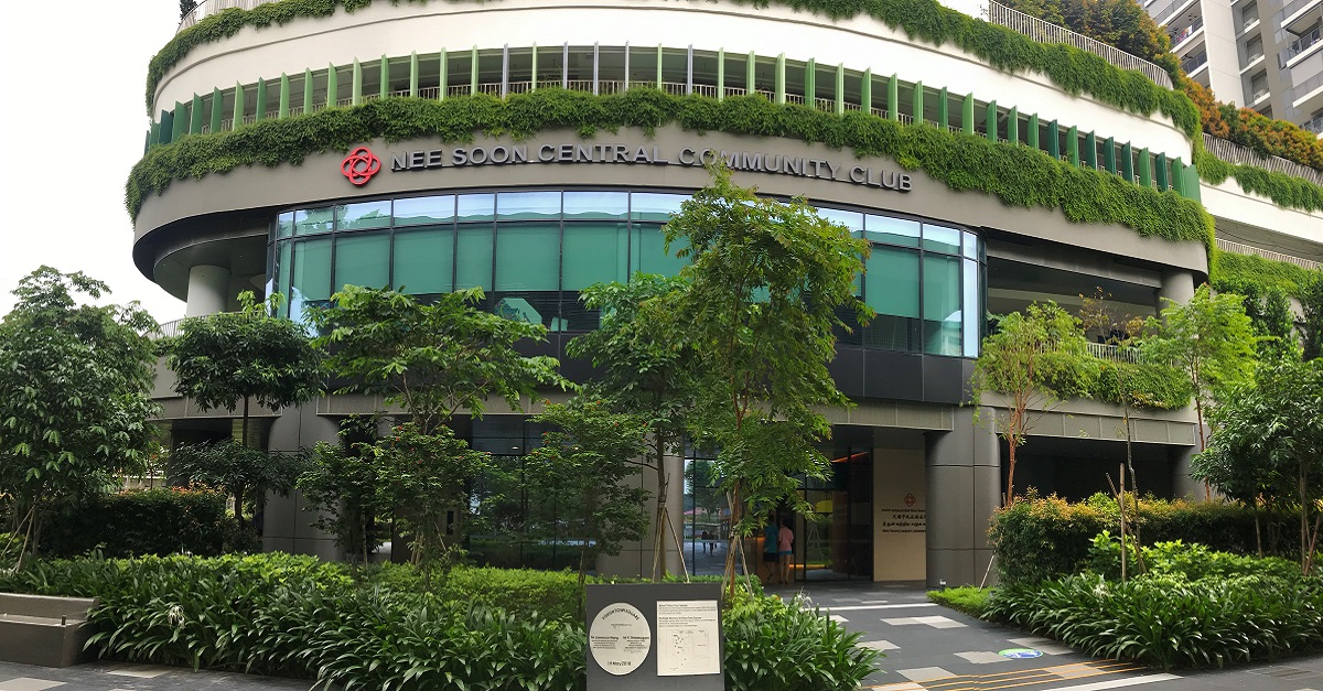 Nee Soon Central Community Club is the first community club in a shopping mall.